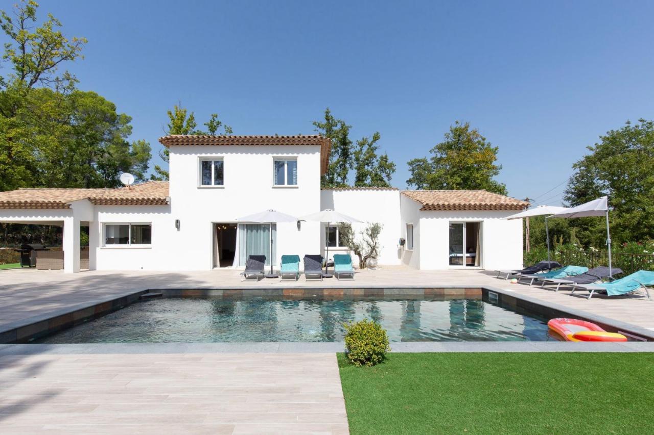 Superbe Villa Seillans La Grande Bastide Avec Piscine, Jardin, Climatisation Et Salle De Sport מראה חיצוני תמונה