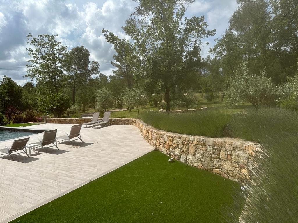 Superbe Villa Seillans La Grande Bastide Avec Piscine, Jardin, Climatisation Et Salle De Sport מראה חיצוני תמונה